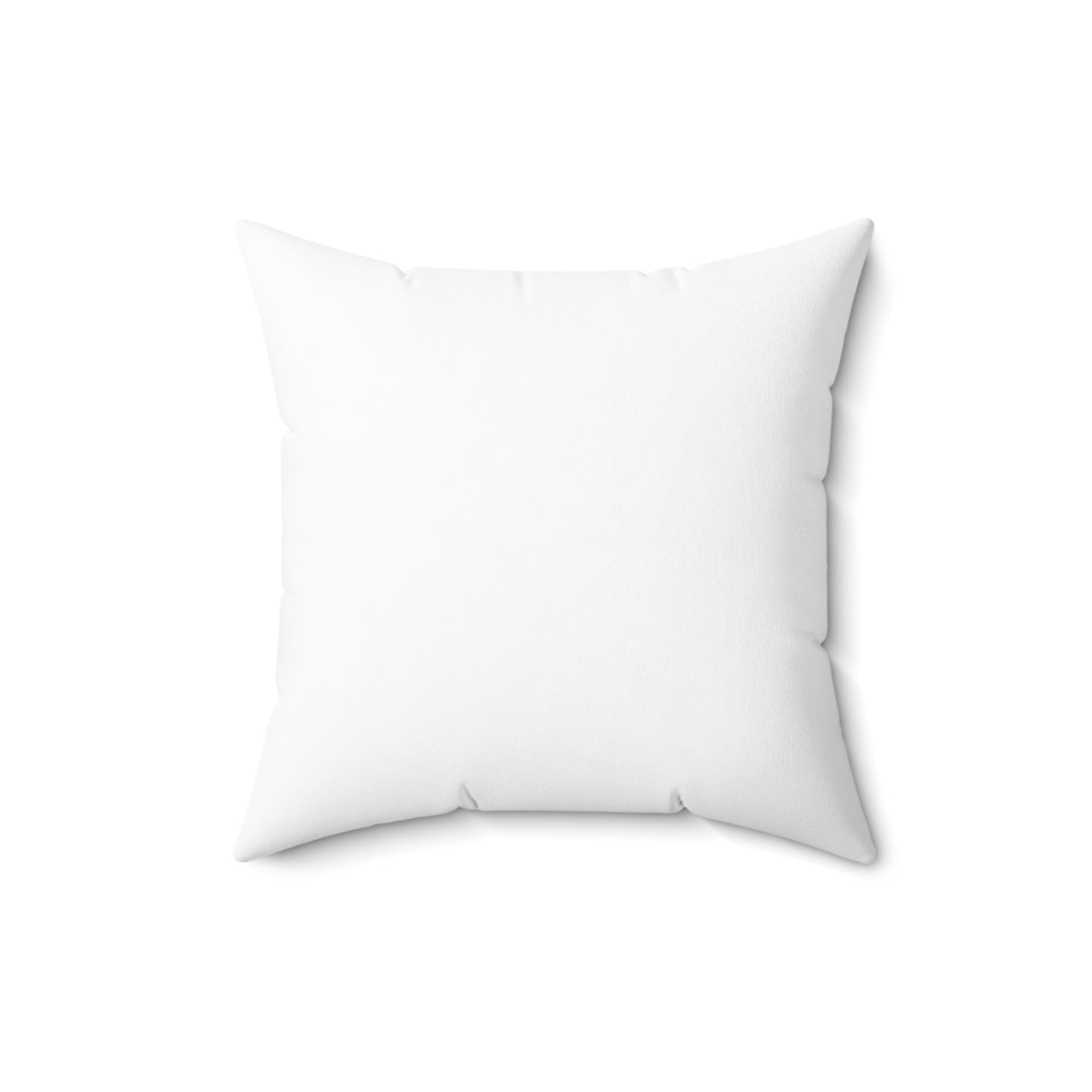 Family Love Spun Polyester Square Pillow - Heart Design