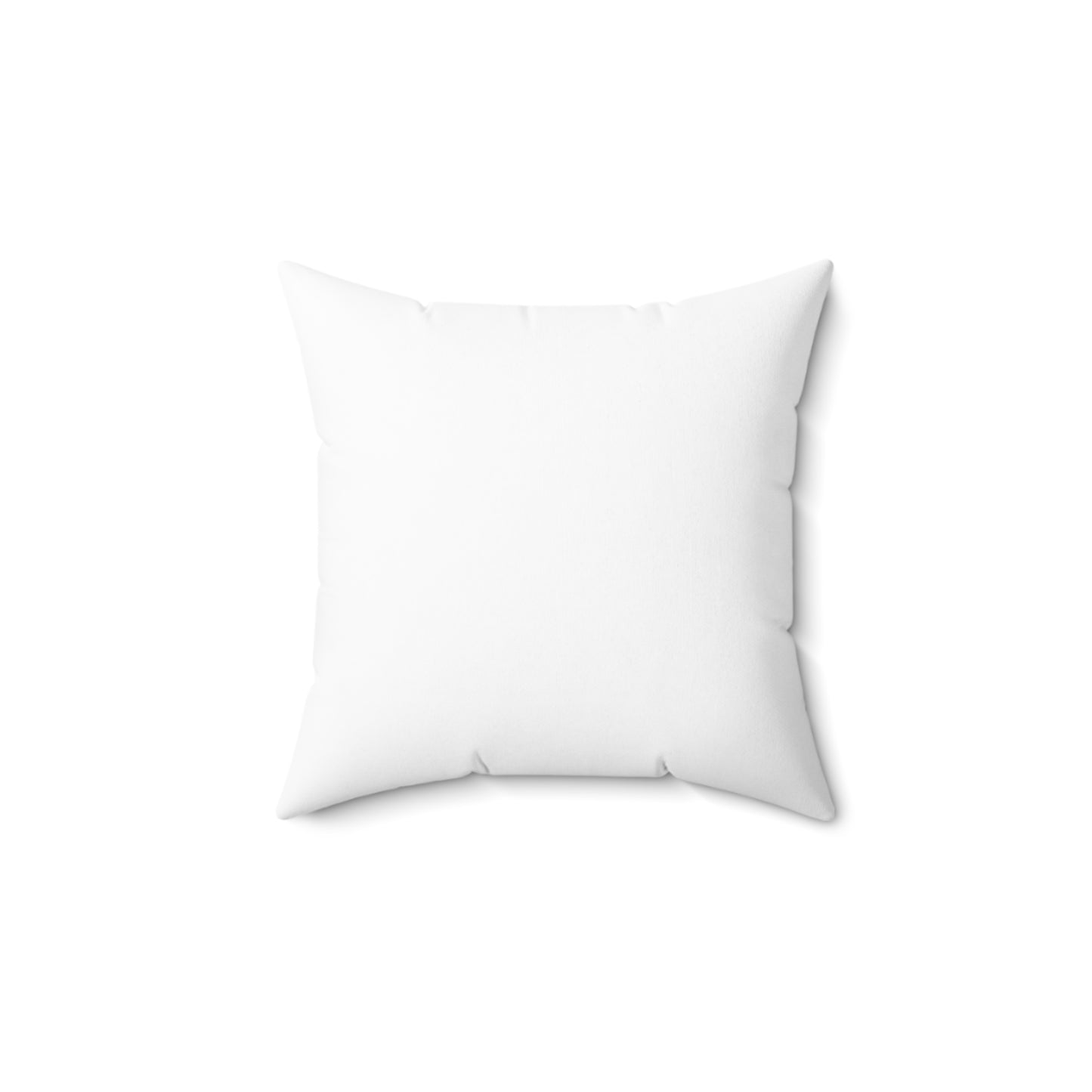 Family Love Spun Polyester Square Pillow - Heart Design
