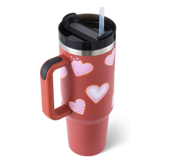 40 Oz Tumbler With Handle Straw, great designs