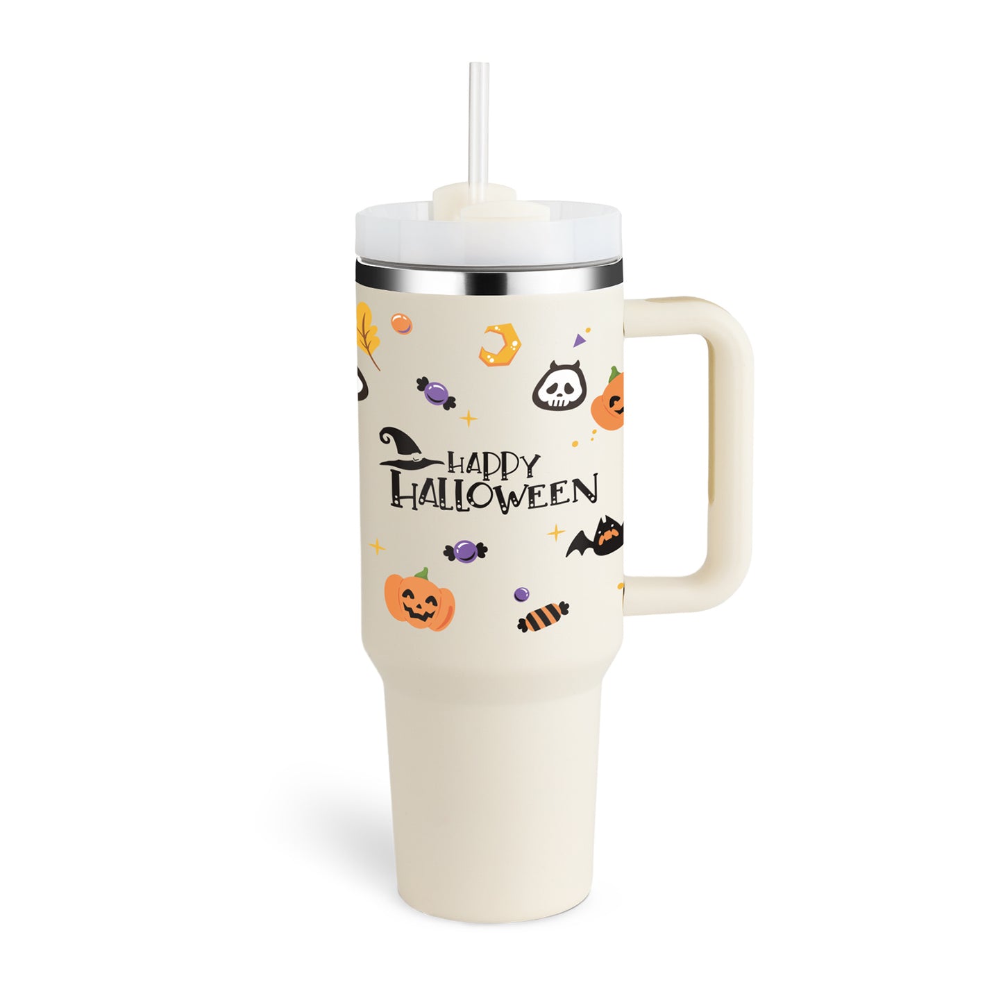 40 Oz Tumbler With Handle Straw, great designs