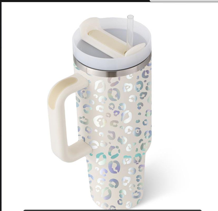 40 Oz Tumbler With Handle Straw, great designs