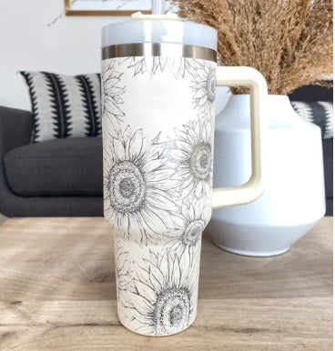 40 Oz Tumbler With Handle Straw, great designs